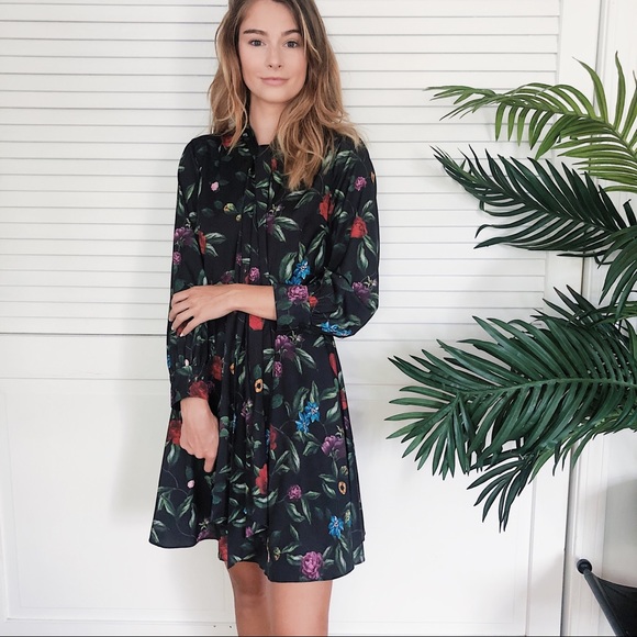 alice and olivia long sleeve dress